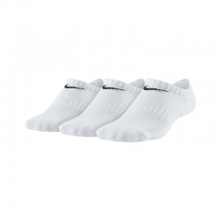 LOT DE 3 PAIRES DE CHAUSSETTES NIKE PERFORMANCE CUSHIONED NO-SHOW / BLANC