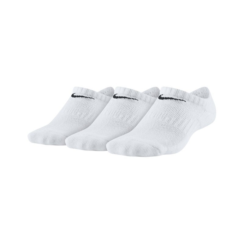 CHAUSSETTES NIKE 3P YTH COTTON CUSHION NO SHOW BLANCHES