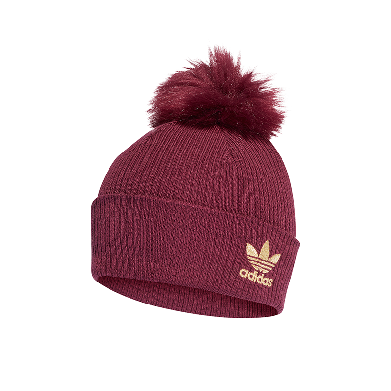 Bonnet adidas Fur Pom / Bordeaux