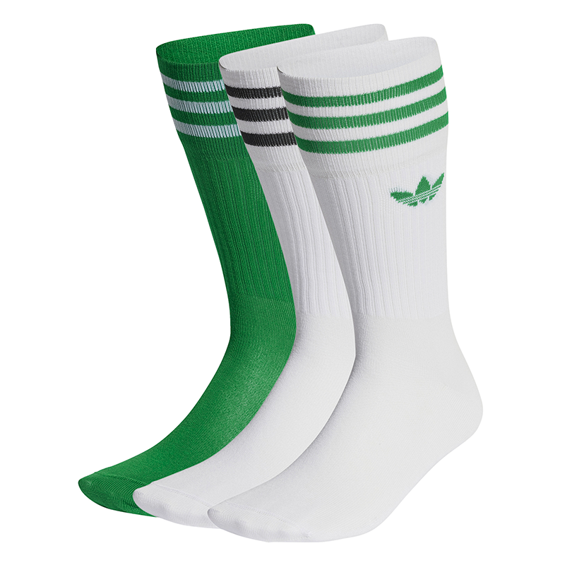 adidas Solid Crew Socks x3