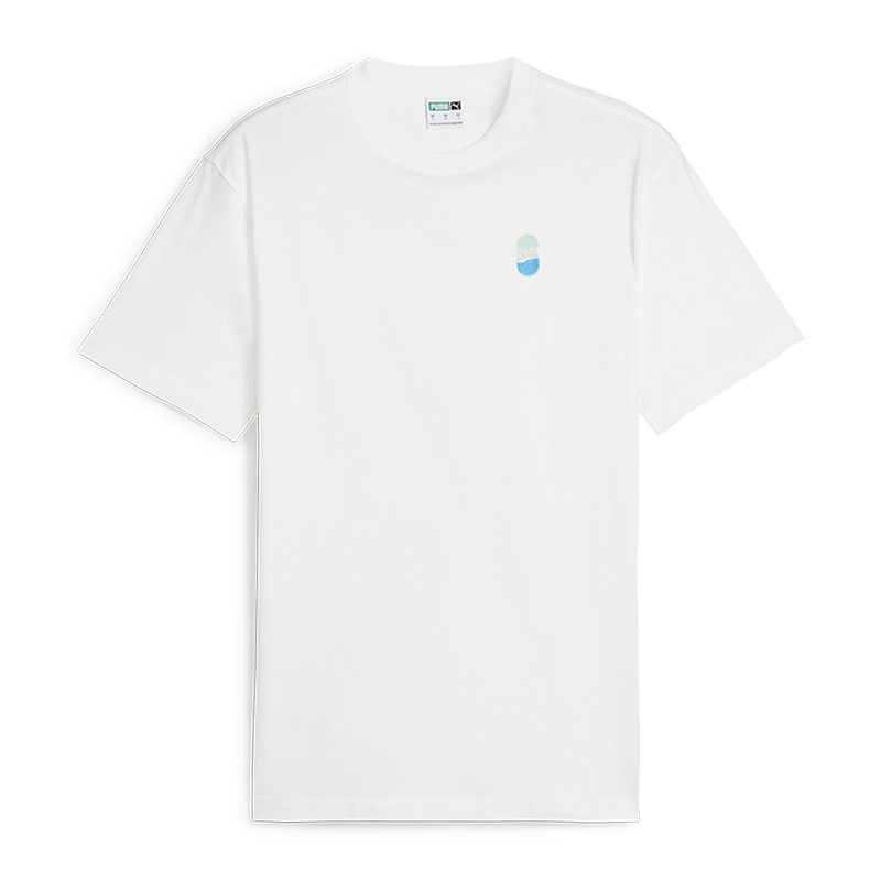 Puma Downtown Logo Tee / Blanc